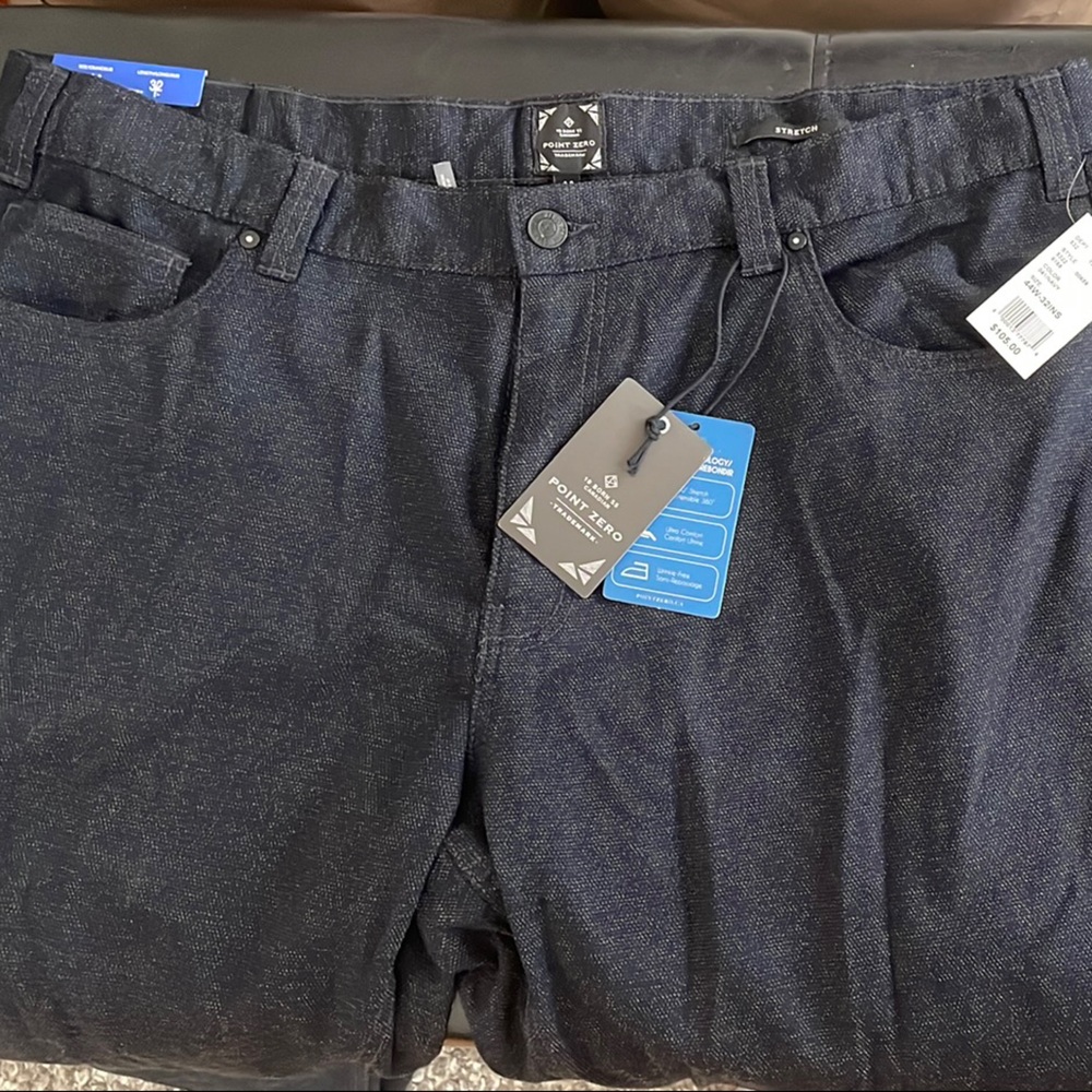 Point Zero navy men’s stretch pants